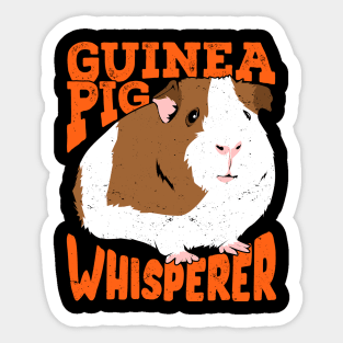 Guinea Pig Whisperer Sticker